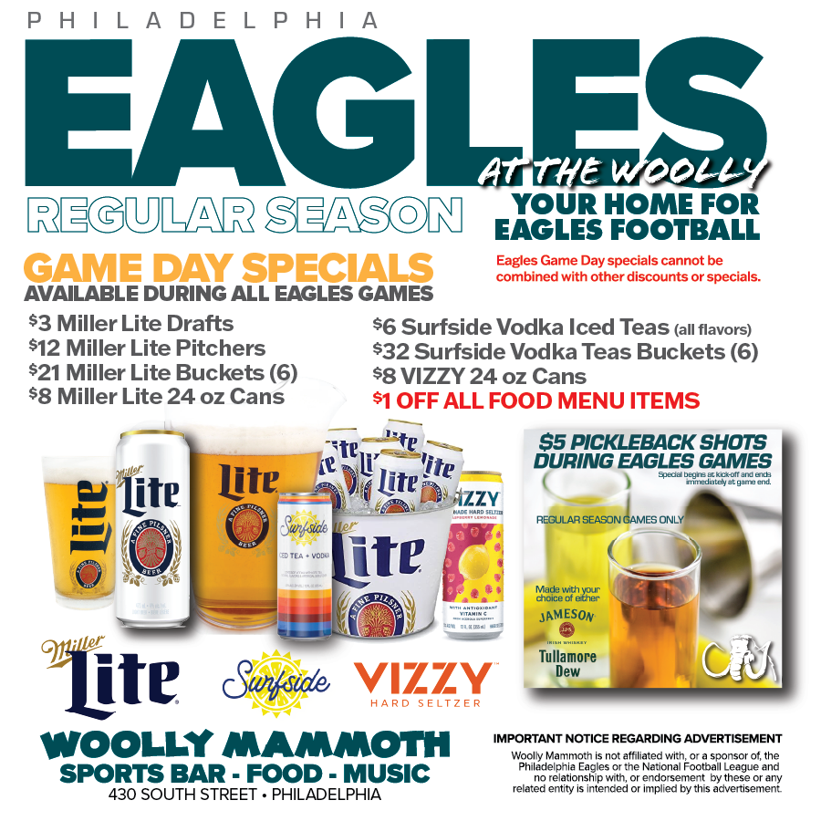 Game day deals: Food and drink specials at Philly bars and restaurants  during Eagles games